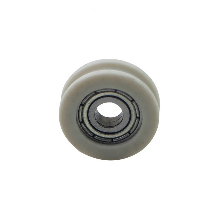 UD518-6 6MM Nylon Plastic Pulley Wheel With Ball Bearing For Sliding Door