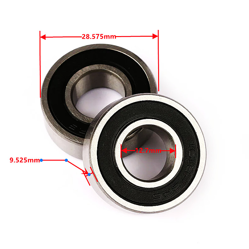 28.575*12.7*9.525mm British System & Hot Sale Deep Groove Ball Bearing 1616 RS/1616-2RS